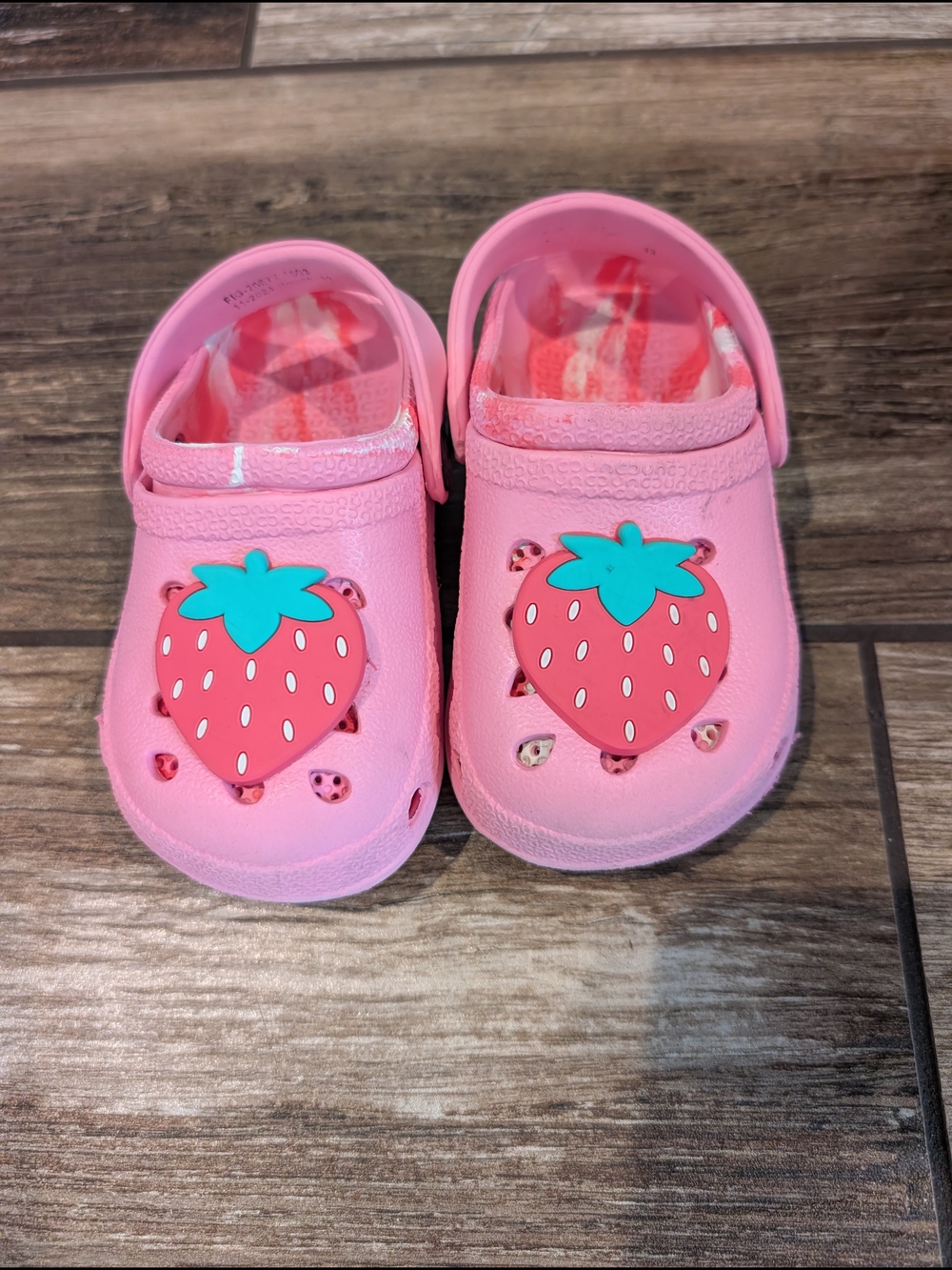 Pink Strawberry Clog Sandals